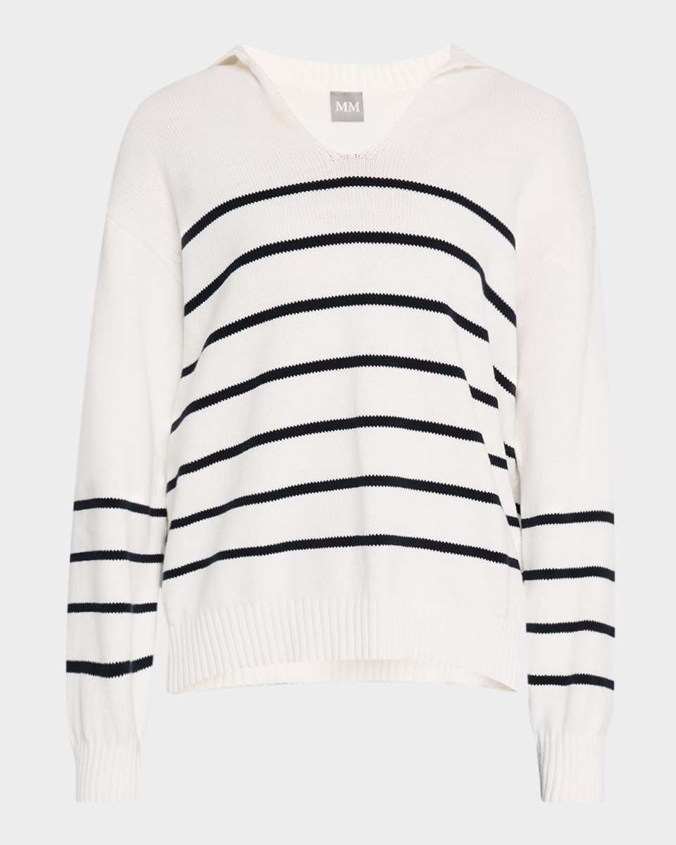 Billy Striped Hooded Sweater